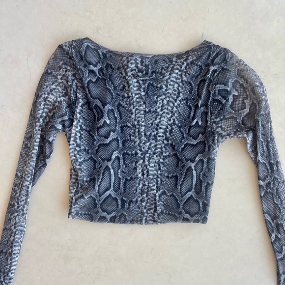 Jean Paul Gaultier Vintage Snake Top Kim Kardashian Small Rare - Picture 5 of 7